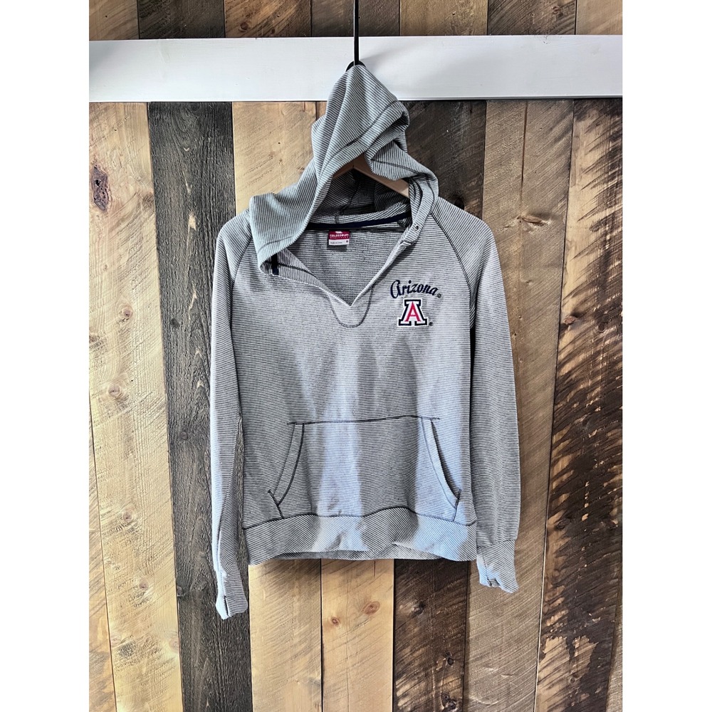 Arizona Wildcats NCAA Colosseum Athletics Pullover Hoodie - Striped